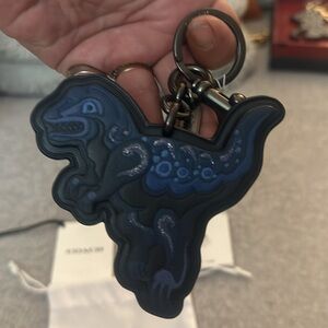 Coach Limited Edition RARE ZHU Jingyi Rexy bag Charm Keychain Brand New 💜
